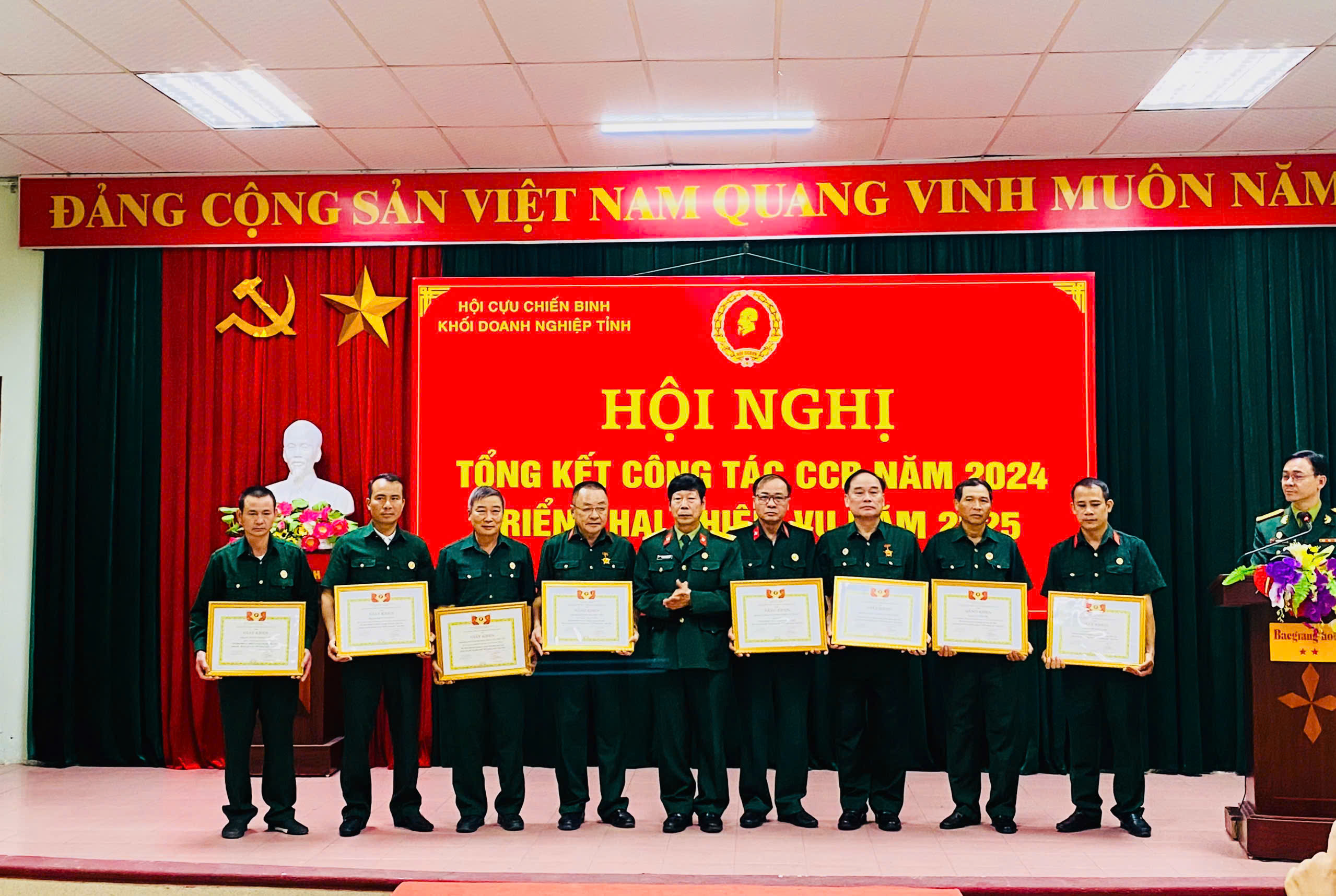 Hội Cựu chiến binh Khối Doanh nghiệp tỉnh tổng kết công tác cựu chiến binh năm 2024, triển khai...