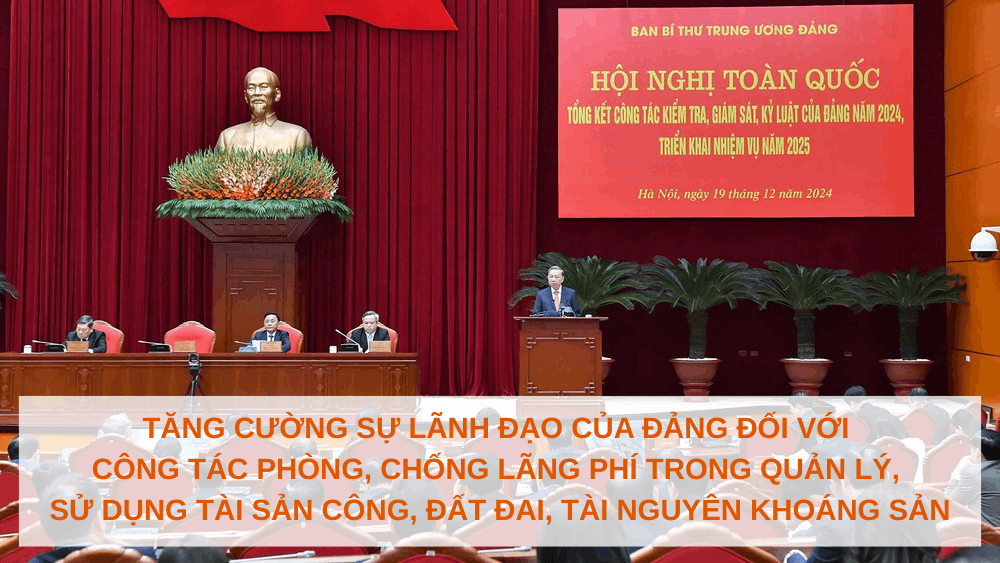 Tăng cường sự lãnh đạo của Đảng đối với công tác phòng, chống lãng phí trong quản lý, sử dụng tài...